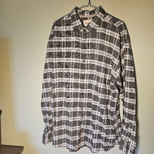 Age of Wisdom Bitton Men's XXL TTG Down Linen Cotton Shirt Like New
